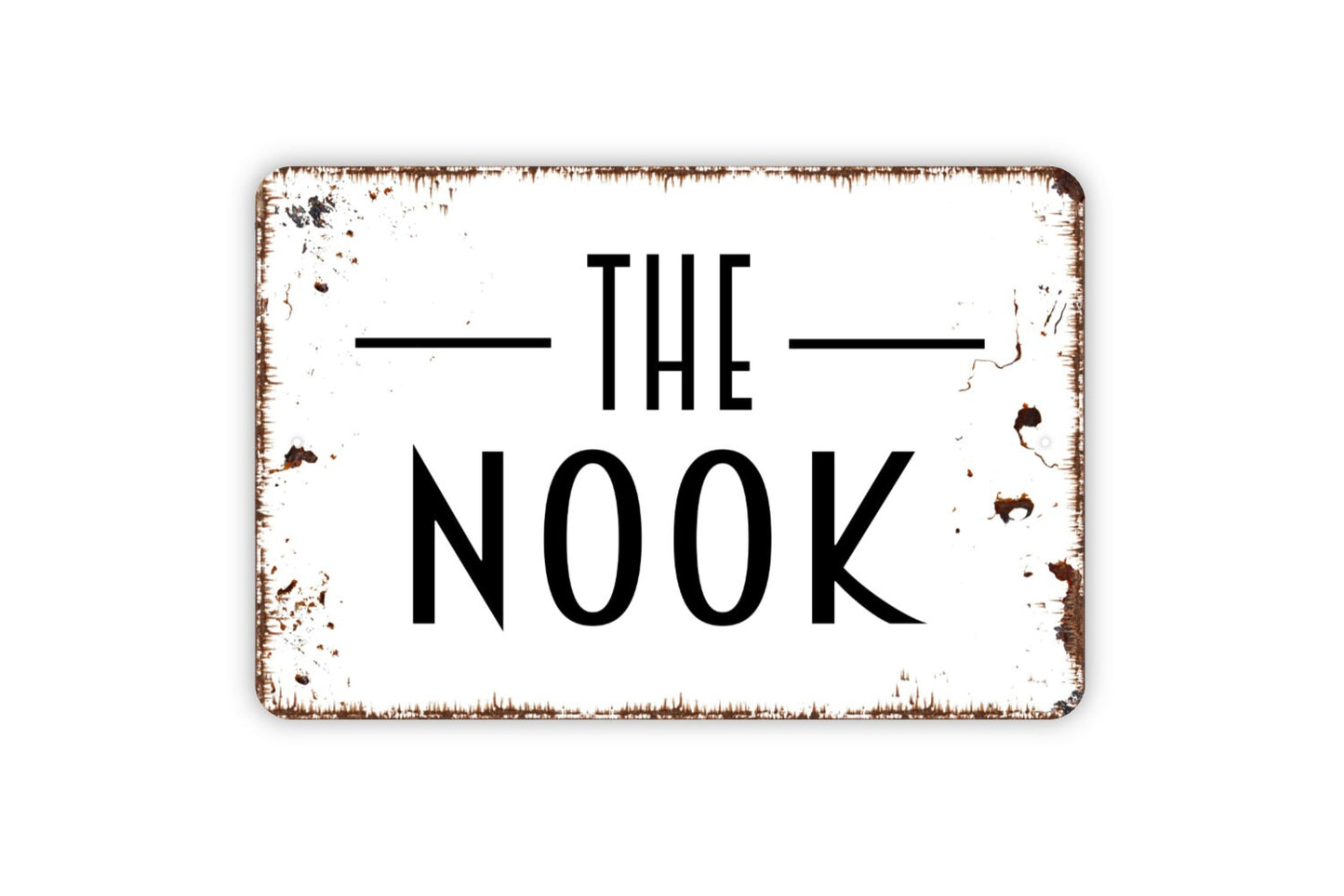 The Nook Sign - Modern Wall Art Metal Sign