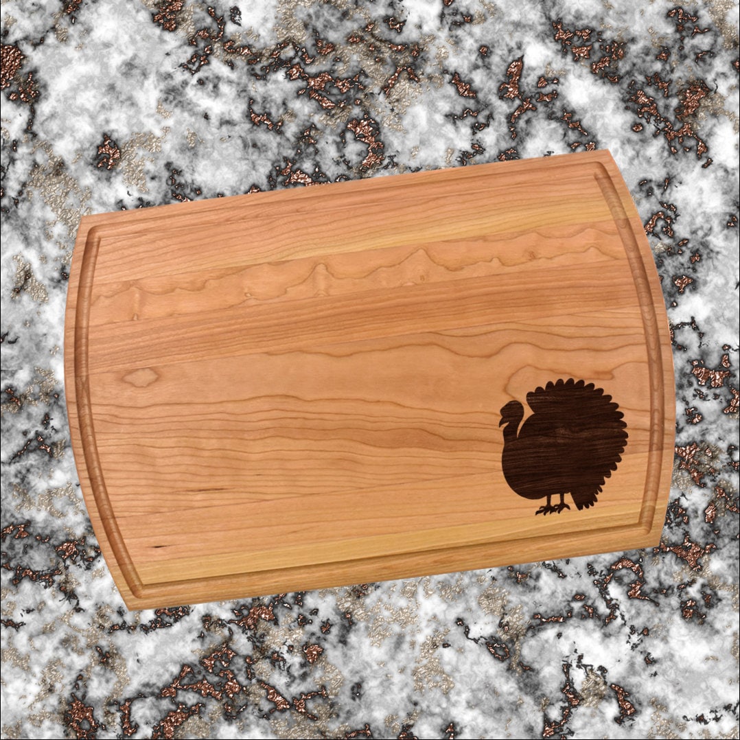 Turkey Cutting Board | Thanksgiving Charcuterie Board | Custom Serving Tray | Personalized Housewarming Closing Gift |