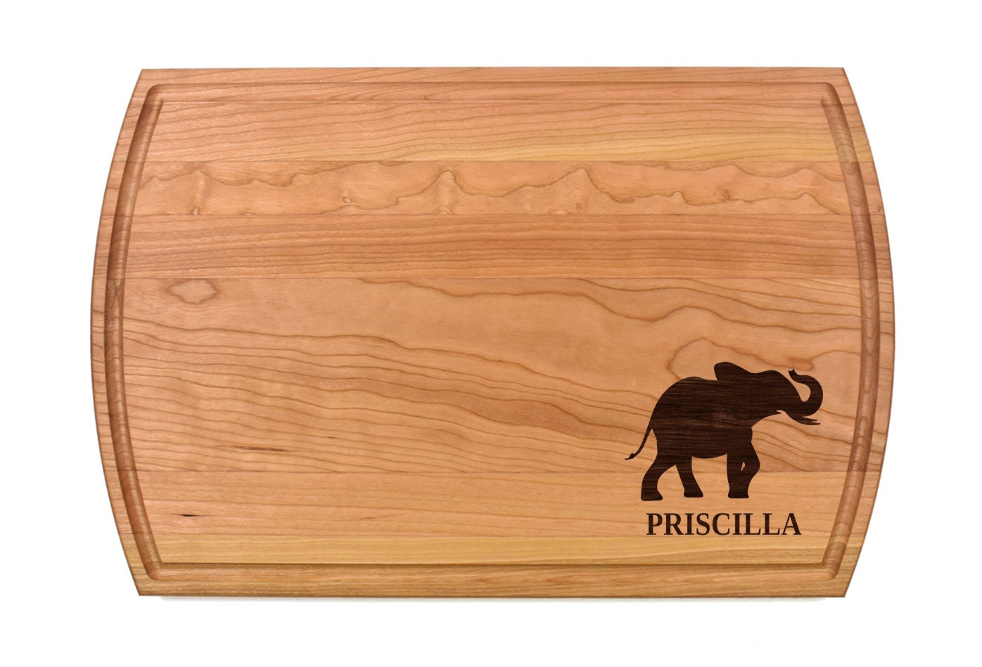 Elephant Cutting Board | Zoo Animal Charcuterie Board | Custom Serving Tray | Personalized House Closing Gift | Wedding Anniversary Gift