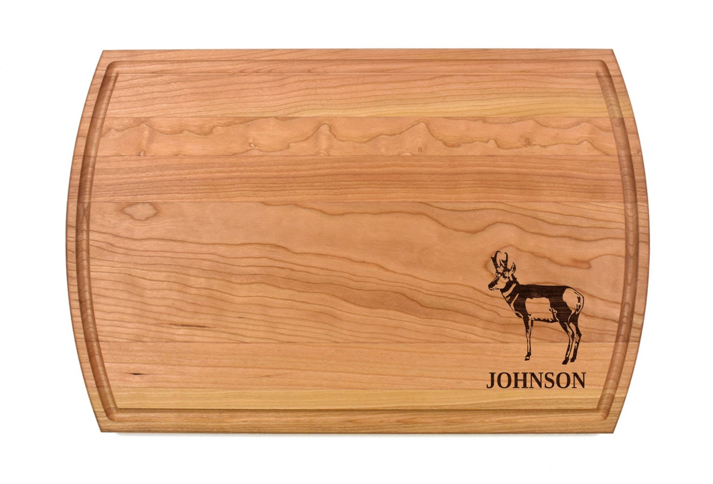 Pronghorn Cutting Board | Antelope Charcuterie Board | Custom Serving Tray | Personalized House Closing Gift | Wedding Anniv Gift