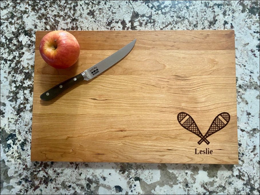 Snow Shoes Cutting Board | Snowshoes Charcuterie Board | Custom Serving Tray | Personalized Winter Gift | Holiday Serving Tray