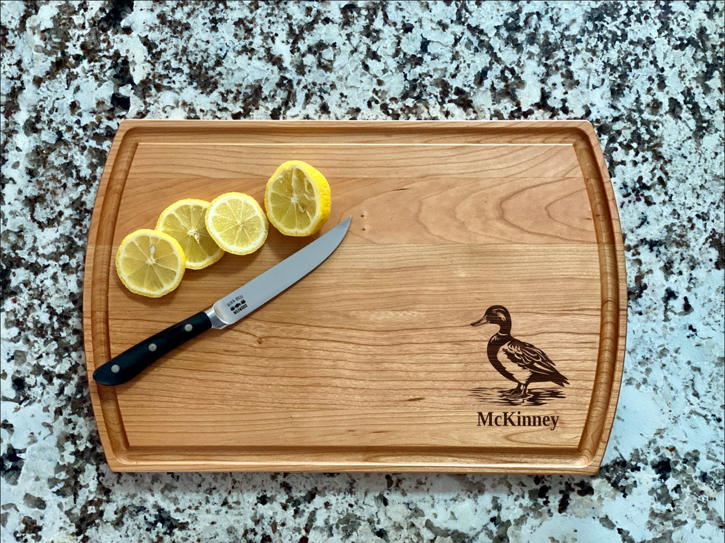 Mallard Duck Cutting Board | Waterfowl Charcuterie Board | Custom Serving Tray | Personalized Hunter Gift | Party Tray Gift