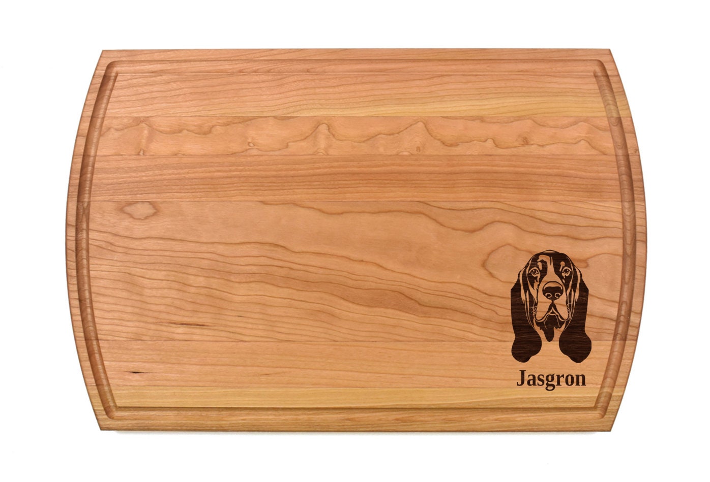 Basset Hound Cutting Board | Dog Breed Charcuterie Board | Custom Serving Tray | Personalized Dog Owner Gift | Wedding Anniversary Gift