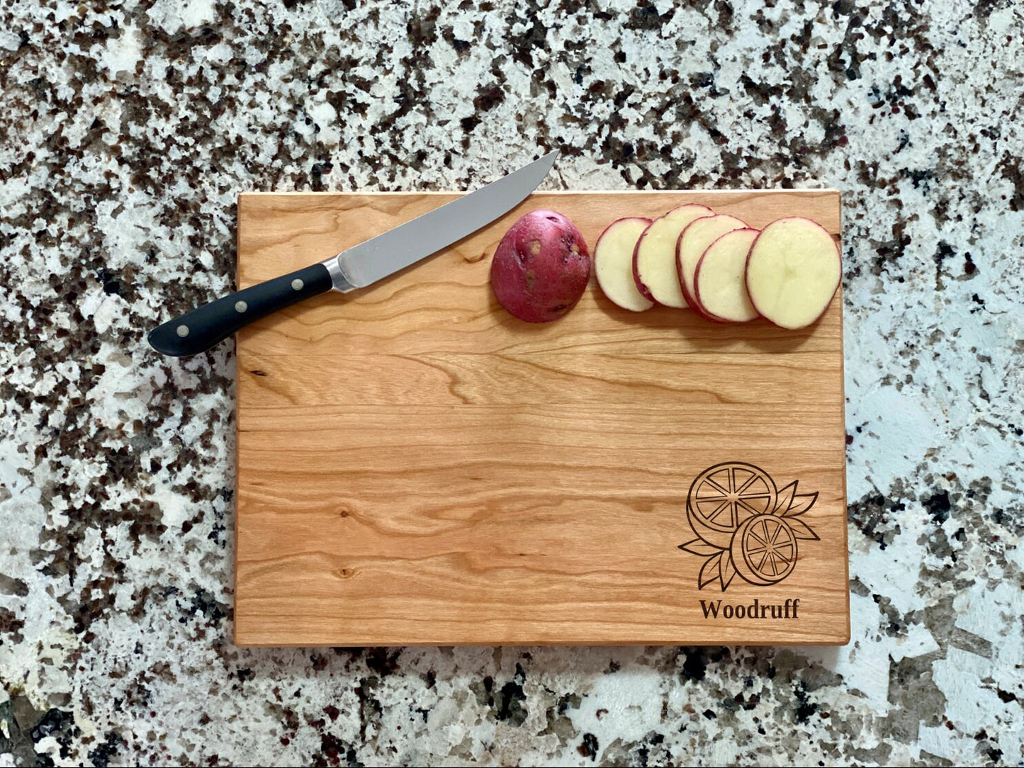 Orange Cutting Board | Fruit Charcuterie Board | Custom Serving Tray | Personalized Fruit Gift | Kitchen Cutting Gift