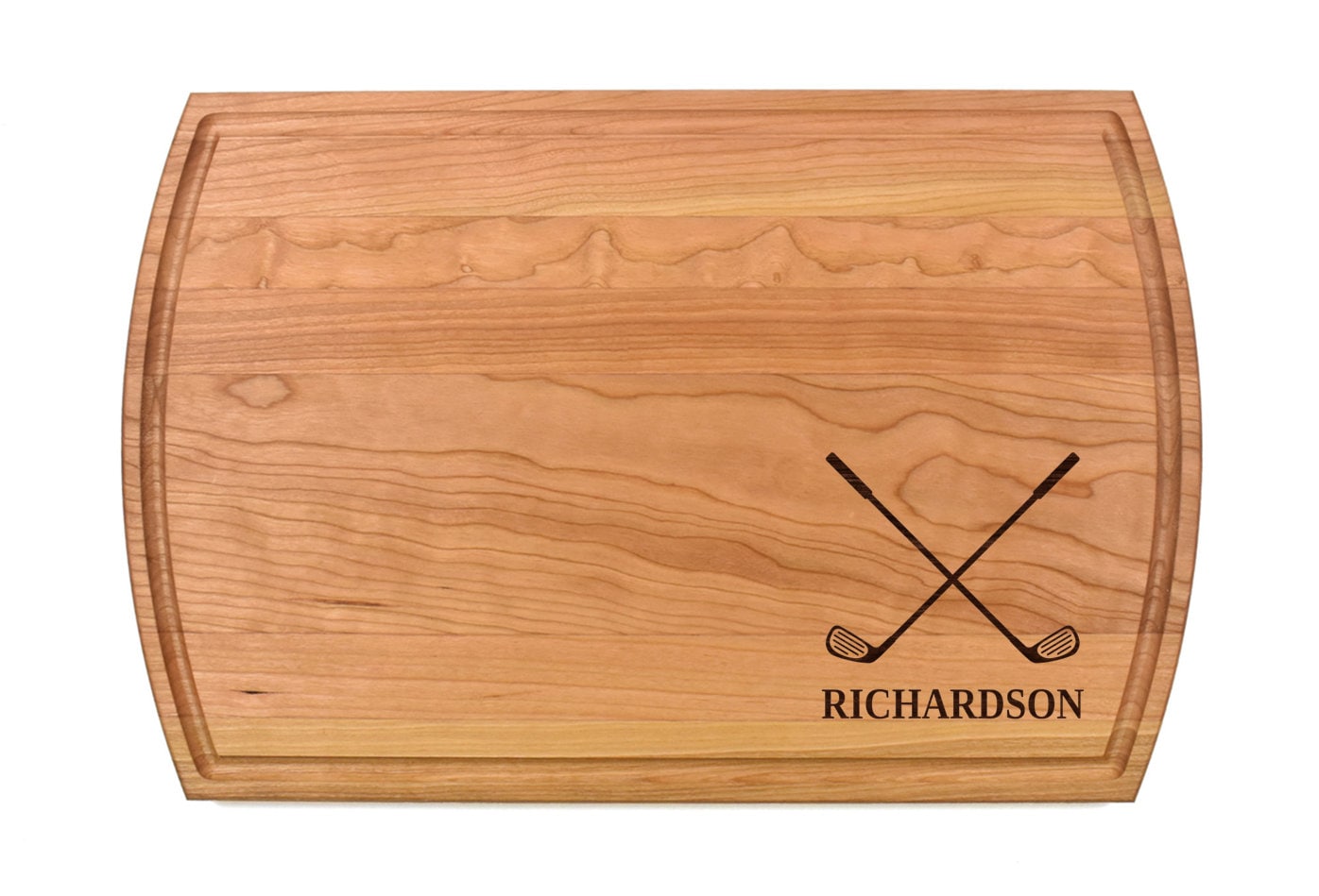 Golf Cutting Board | Golfing Clubs Charcuterie Board | Custom Serving Tray | Personalized Sports 19th Hole Gift | Team Sport Coach Gift