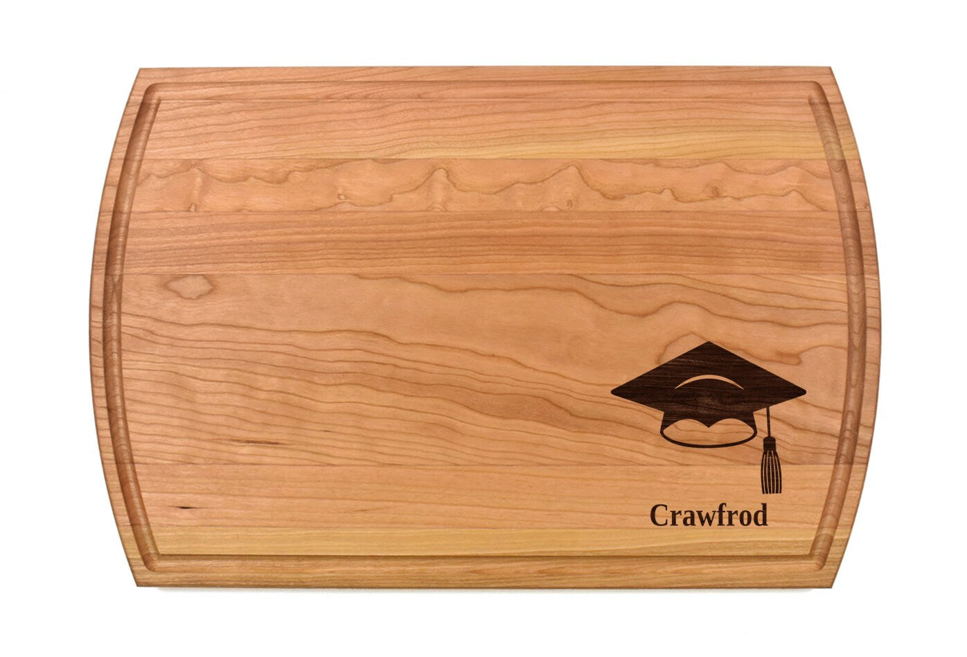 Graduation Cap Cutting Board |  Diploma Charcuterie Board | Custom Serving Tray | Personalized Graduation Gift | Grad Party Tray