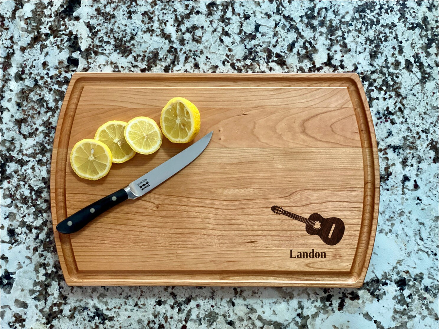 Guitar Cutting Board |  Musician Charcuterie Board | Custom Serving Tray | Personalized Musician Gift | Guitarist Gift