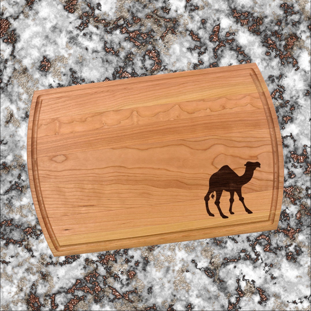 Camel Cutting Board | Desert Charcuterie Board | Custom Serving Tray | Personalized Cabin Gift | Wedding Anniv Gift