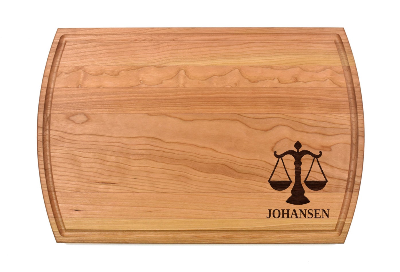 Scales Of Justice Cutting Board | Criminal Law Charcuterie Board | Custom Serving Tray | Personalized Attorney Gift