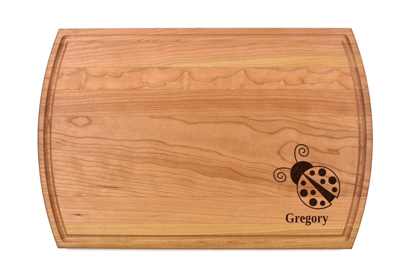 Ladybug Cutting Board | Lady Bug Charcuterie Board | Custom Serving Tray | Personalized Gardener Gift | Wedding Anniversary Gift