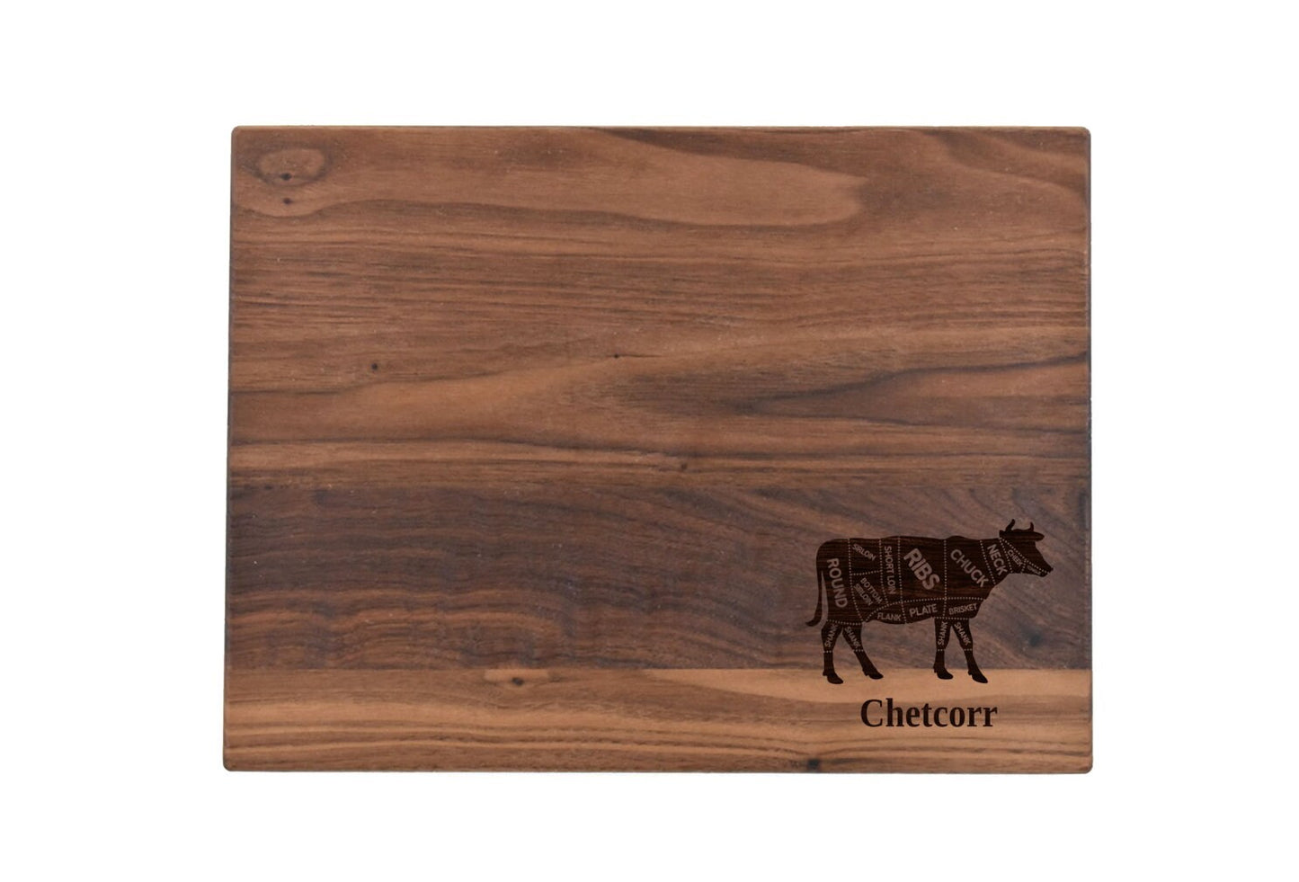 Meat Cuts Cutting Board | Steak Cow Meat Charcuterie Board | Custom Serving Tray | Personalized Grill Master Gift | Man Cave Gift