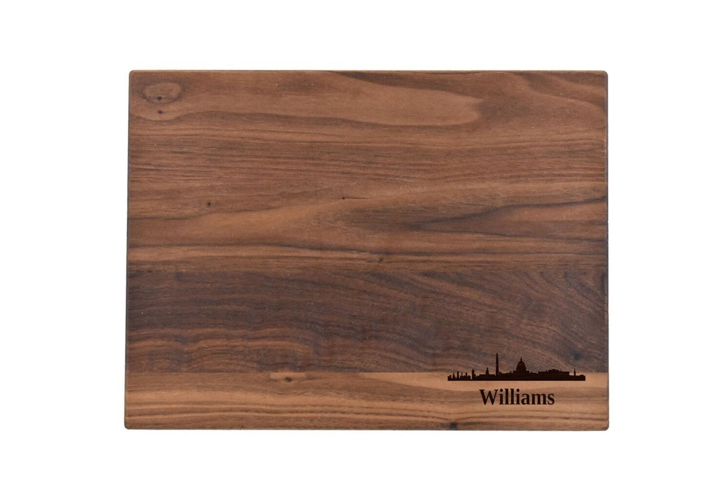 Washington DC Cutting Board |  DC Skyline Charcuterie Board | Custom Serving Tray | Personalized City Gift | US Capital Gift