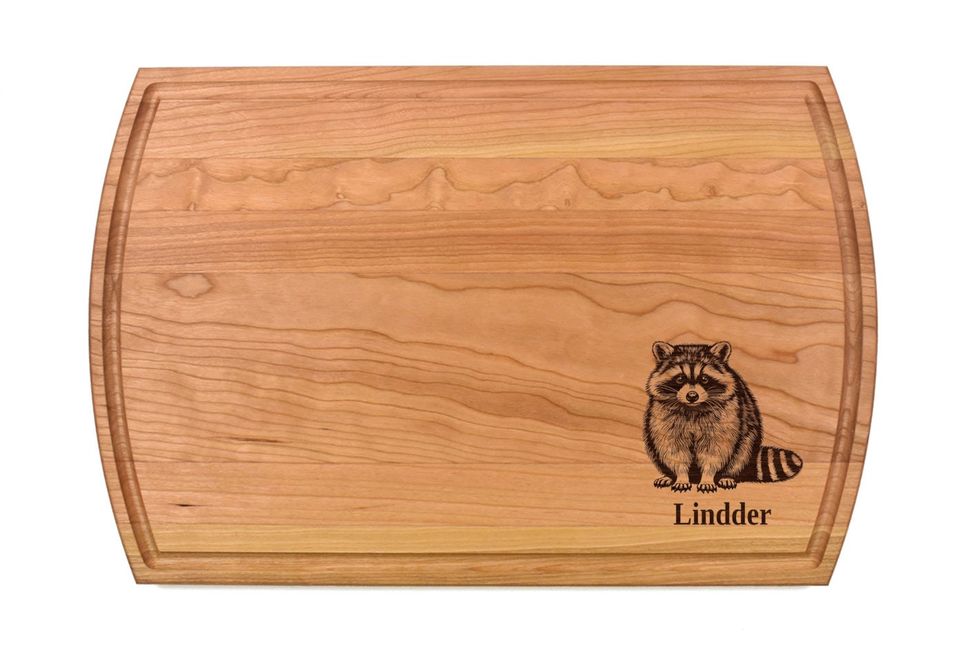 Raccoon Cutting Board | Trash Panda Charcuterie Board | Custom Serving Tray | Personalized Wildlife Gift | Wedding Anniversary Gift