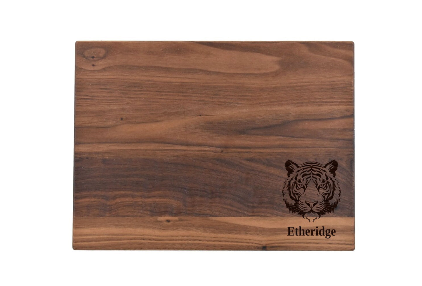 Tiger Cutting Board | Safari Charcuterie Board | Custom Serving Tray | Personalized Wildlife Gift | Wedding Anniversary Gift