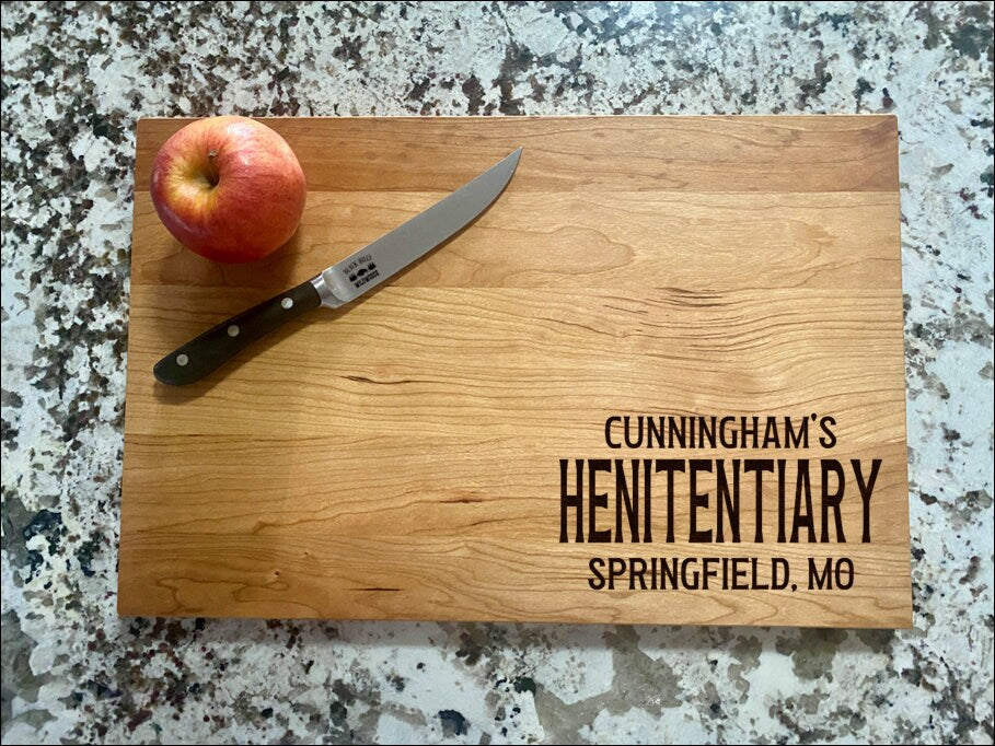 Personalized Henitentiary Cutting Board | Welcome To Our Farm Charcuterie Board | Custom Serving Tray | Personalized Housewarming Gift