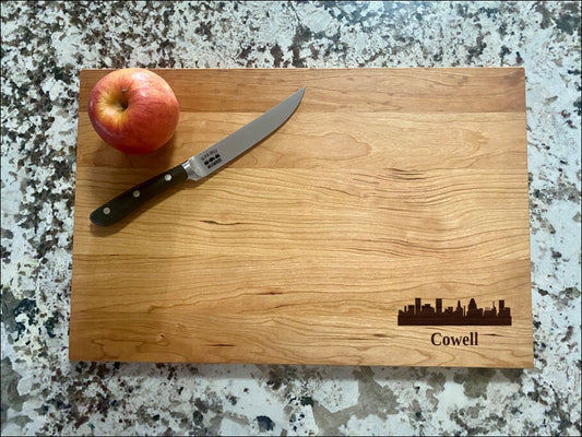 Baltimore Cutting Board |  Baltimore Skyline Charcuterie Board | Custom Serving Tray | Personalized Cityscape Gift | City Skyline Gift