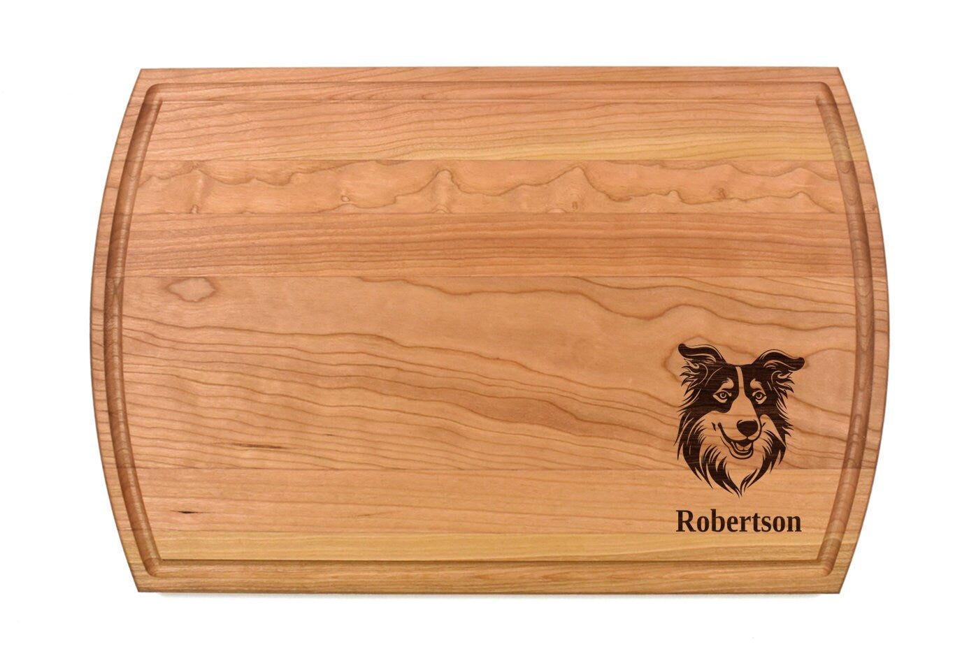 Border Collie Cutting Board | Dog Breed Charcuterie Board | Custom Serving Tray | Personalized Dog Owner Gift | Wedding Anniversary Gift