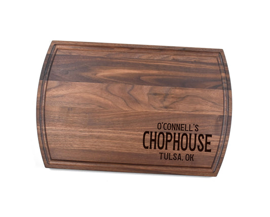 Personalized Chop House Cutting Board | Last Name Steak Charcuterie Board | Custom Serving Tray | Personalized Kitchen Gift