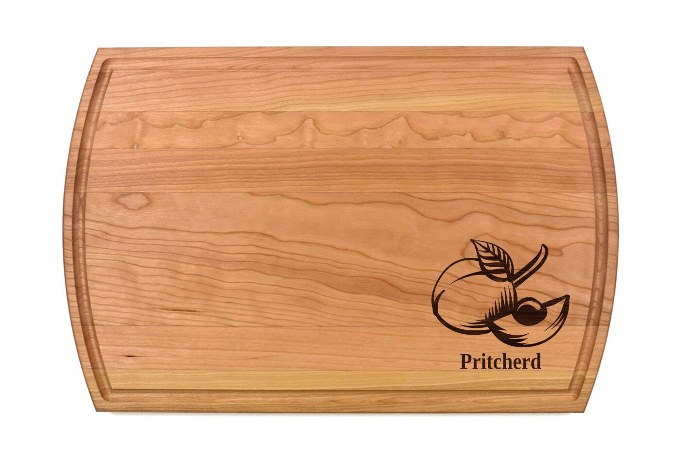 Apricot Cutting Board | Fruit Charcuterie Board | Custom Serving Tray | Personalized Garden Gift | Kitchen Cutting Gift