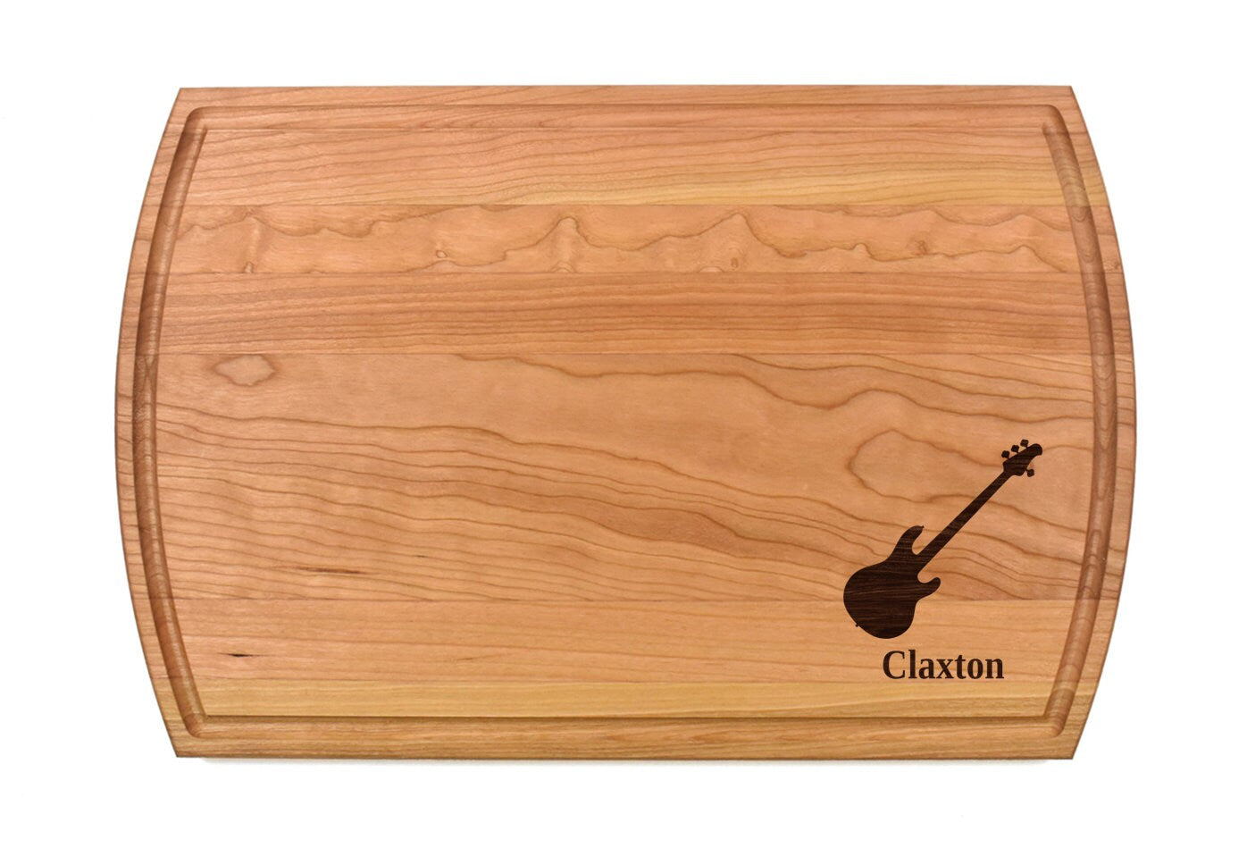 Bass Guitar Cutting Board |  Rock Musician Charcuterie Board | Custom Serving Tray | Personalized Musician Gift | Guitarist Gift