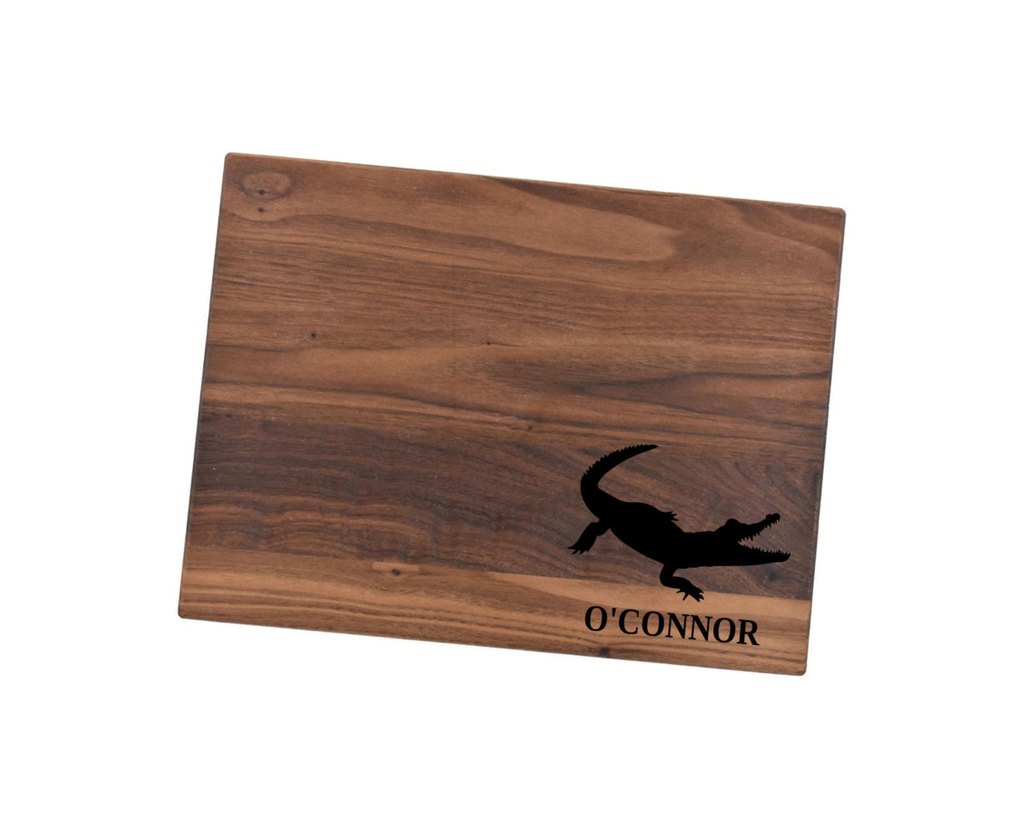 Alligator Cutting Board | Reptile Charcuterie Board | Custom Serving Tray | Personalized Animal Gift | Wedding Anniversary Gift