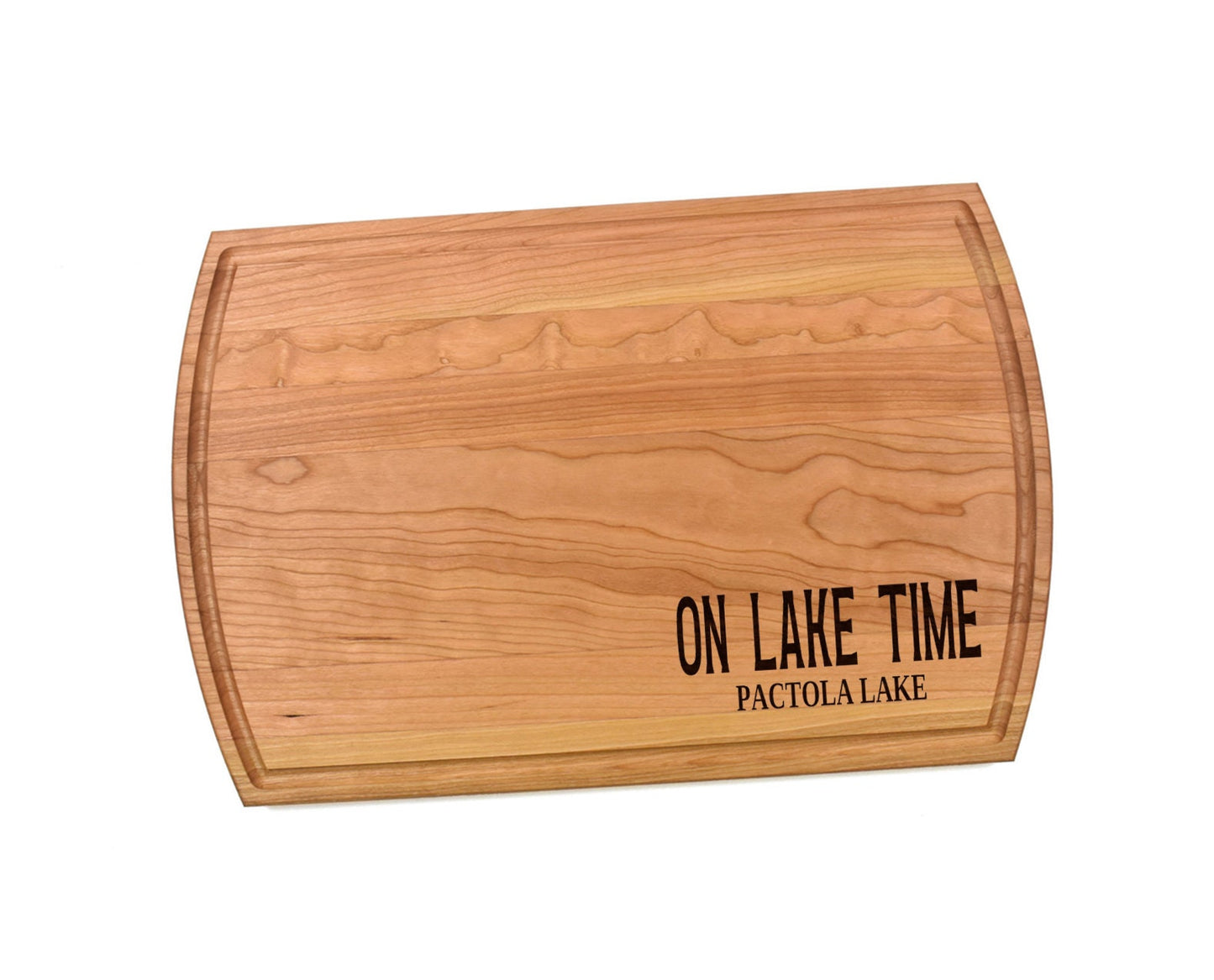 On Lake Time Cutting Board | Lake Life Charcuterie Board | Custom Serving Tray | Personalized Lakehouse Gift | Wedding Anniversary Gift