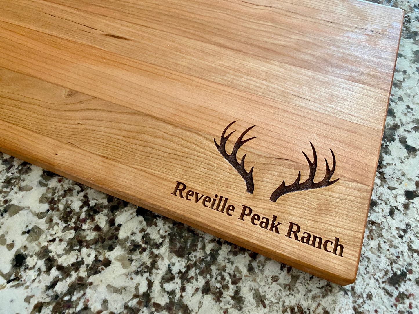 Antlers Cutting Board | Wildlife Antler Charcuterie Board | Custom Serving Tray | Personalized House Closing Gift | Wedding Anniversary Gift