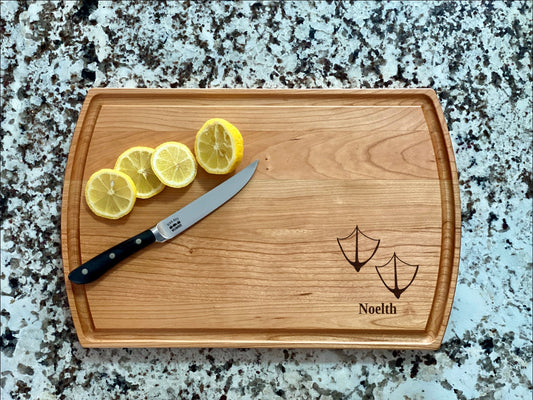 Duck Tracks Cutting Board | Waterfowl Charcuterie Board | Custom Serving Tray | Personalized House Closing Gift | Wedding Anniv Gift