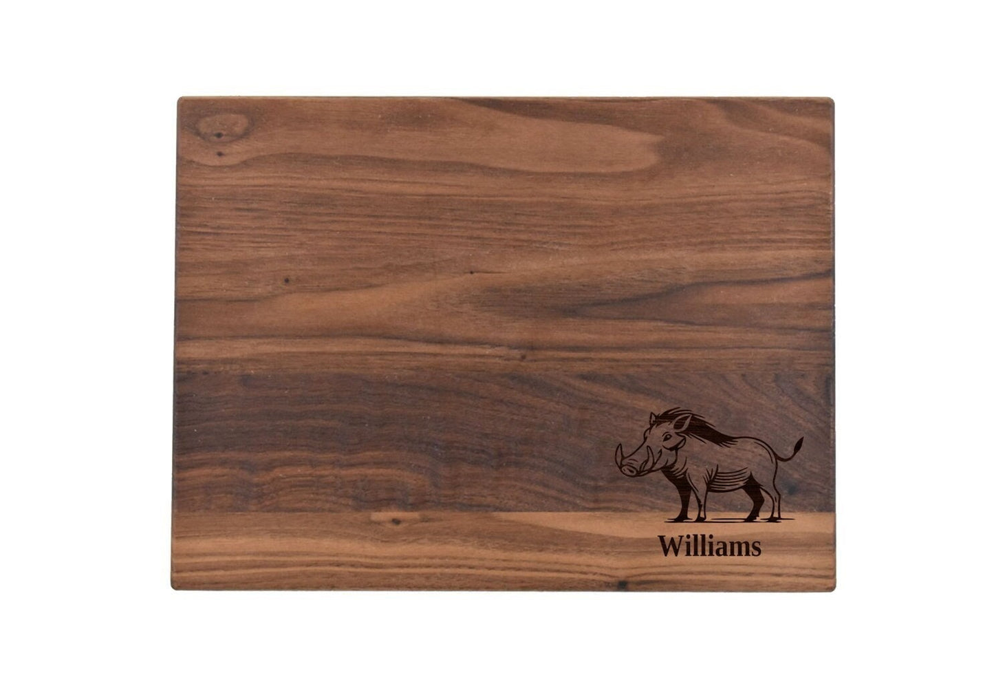 Warthog Cutting Board | Razorback Charcuterie Board | Custom Serving Tray | Personalized Wildlife Gift | Wedding Anniversary Gift