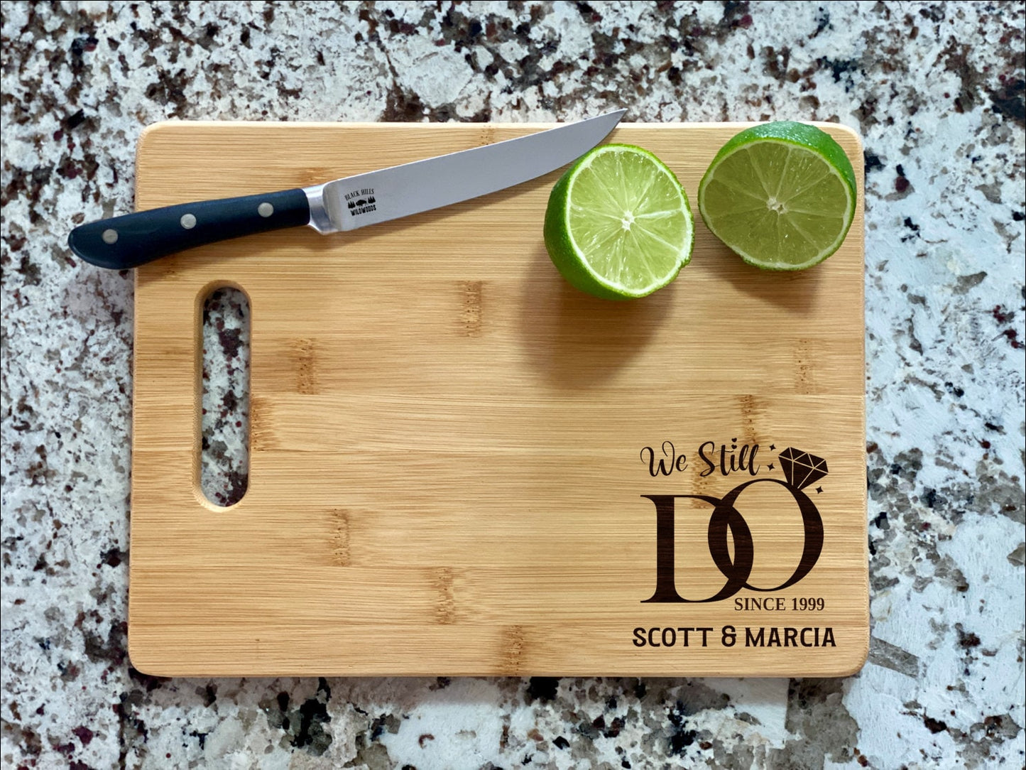 We Still Do Cutting Board | Anniversary Charcuterie Board | Custom Serving Tray | Personalized Gift | Marriage Anniversary Gift