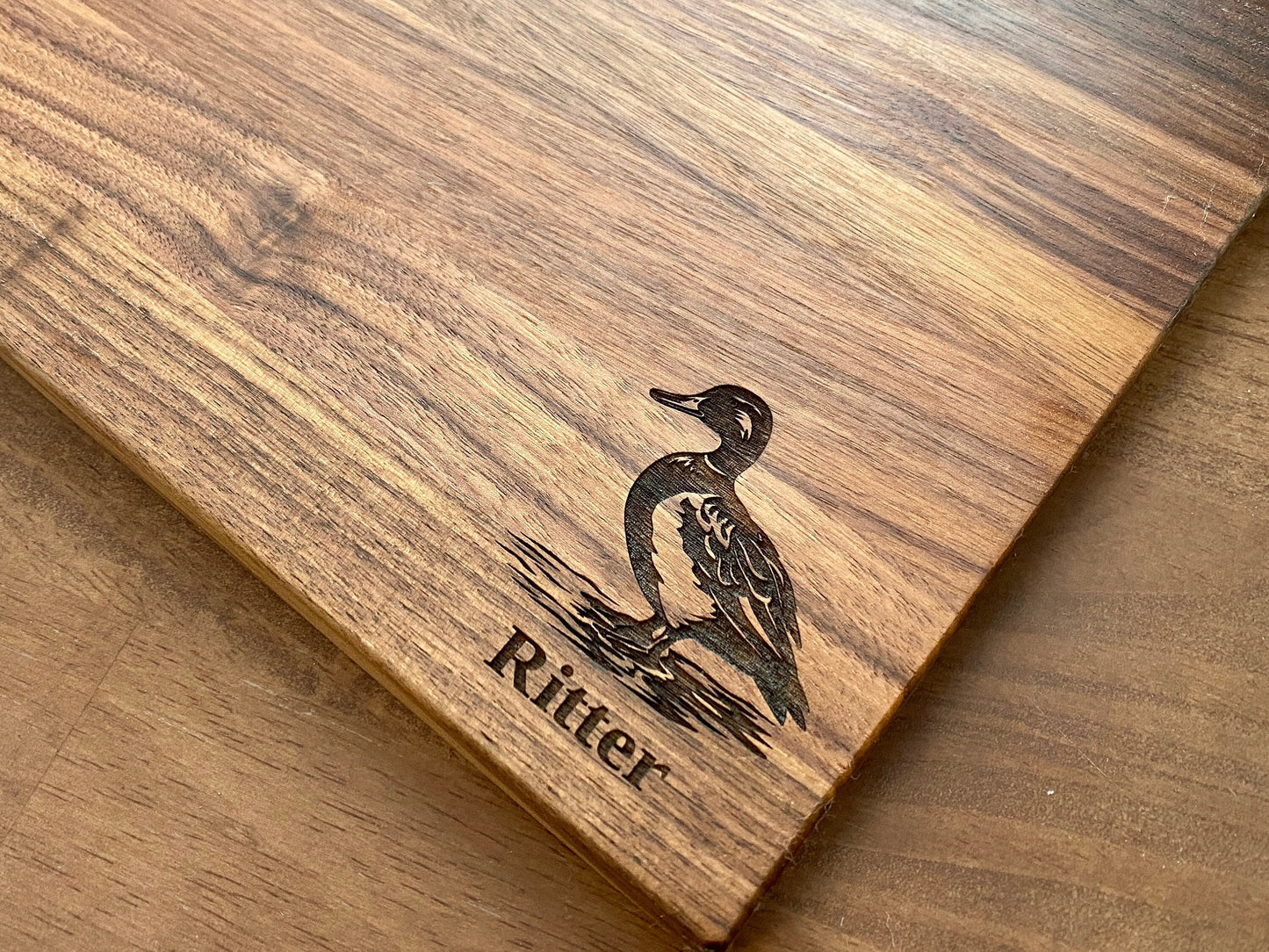 Mallard Duck Cutting Board | Waterfowl Charcuterie Board | Custom Serving Tray | Personalized Hunter Gift | Party Tray Gift