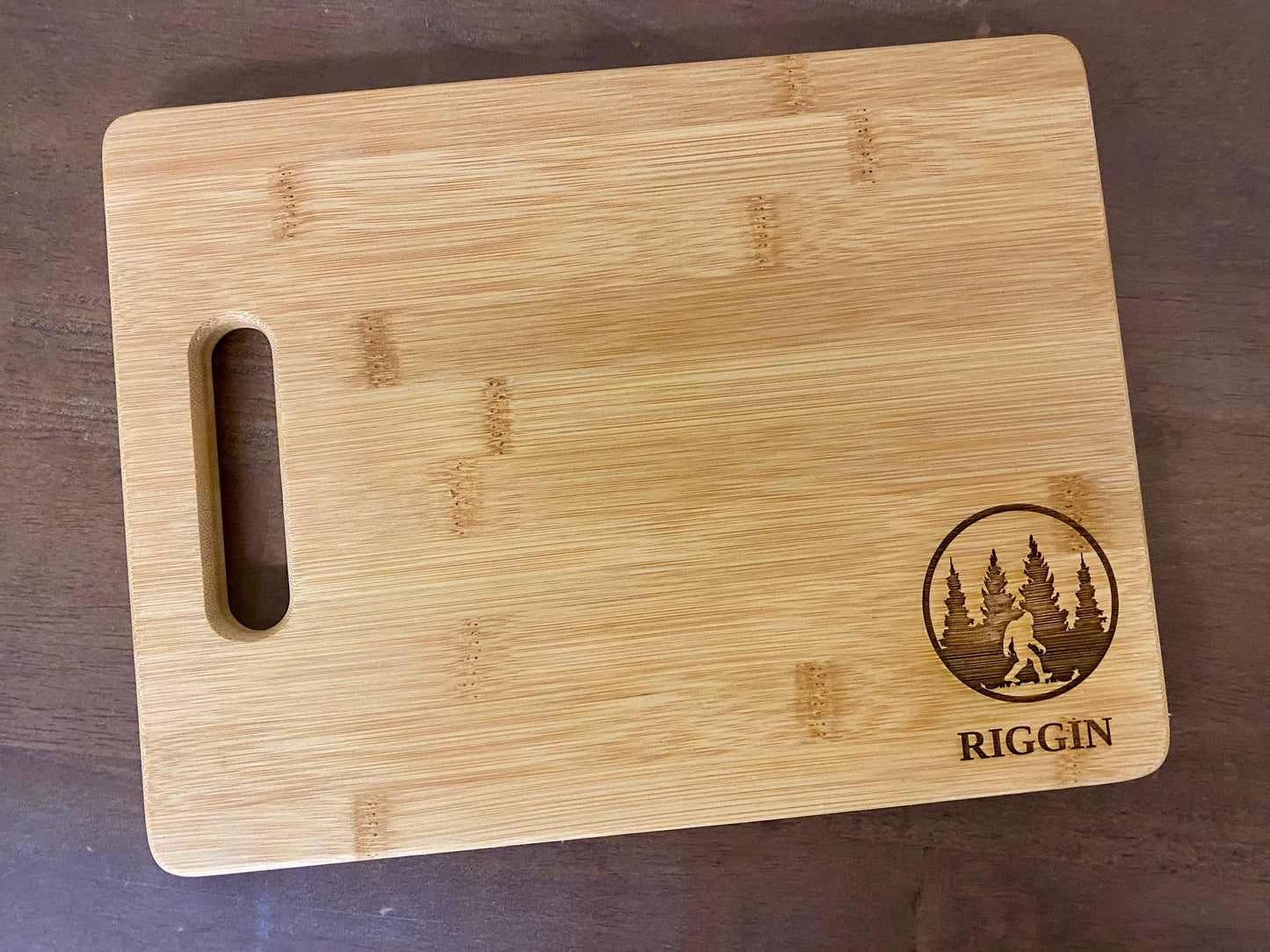 Bigfoot Cutting Board | Sasquatch Charcuterie Board | Custom Serving Tray | Personalized House Closing Gift | Party Tray Gift