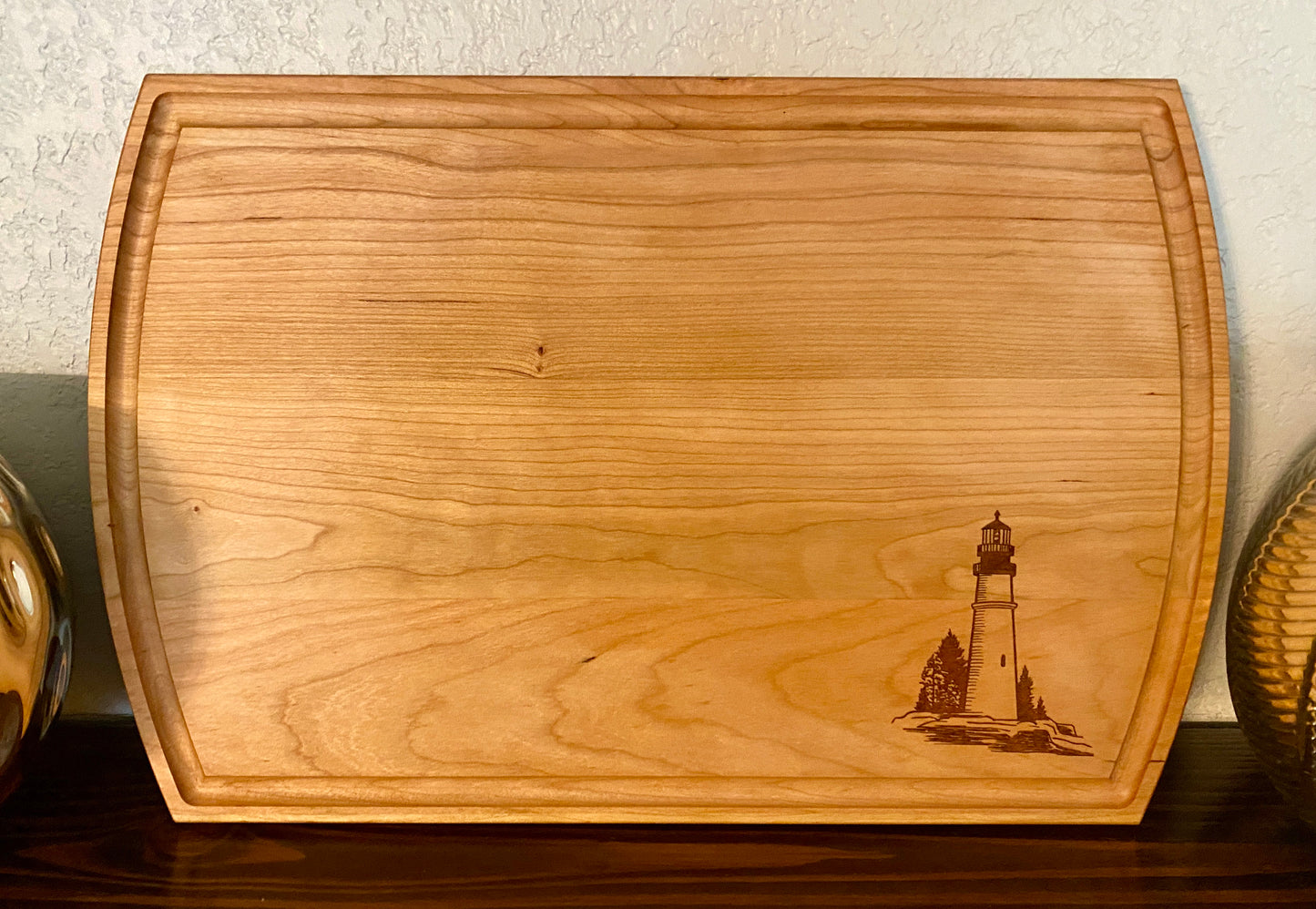 Lighthouse Cutting Board | Light House Charcuterie Board | Custom Serving Tray | Personalized Housewarming Gift |