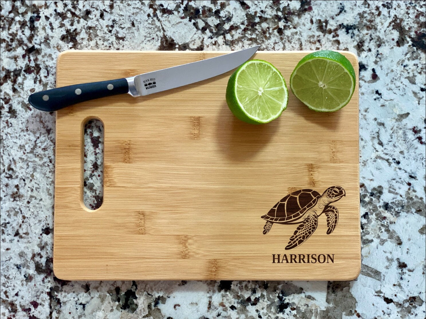 Sea Turtle Cutting Board | Reptile Charcuterie Board | Custom Serving Tray | Personalized Turtle Gift | Wedding Anniv Gift