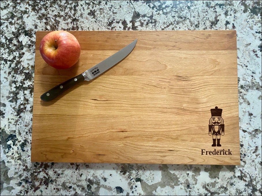 Nutcracker Cutting Board | Christmas Charcuterie Board | Custom Serving Tray | Personalized Holiday Gift | Holiday Serving Tray