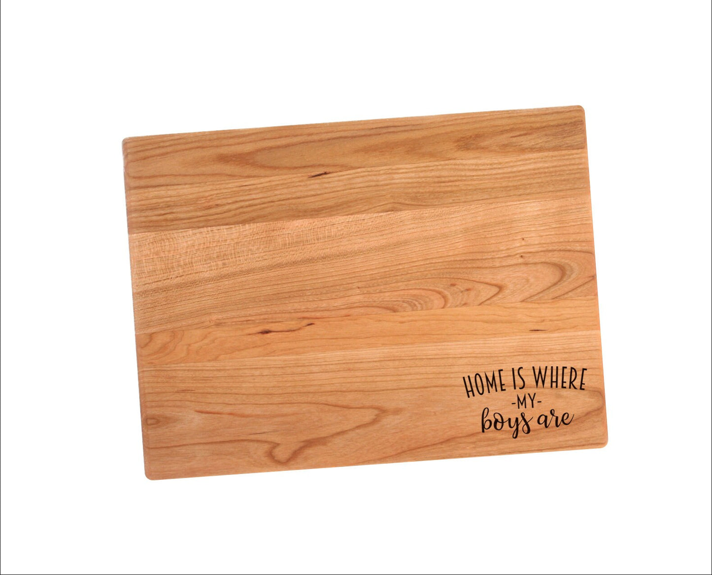 Home Is Where My Boys Are Cutting Board | Mom Gift Charcuterie Board | Custom Mom Dad Serving Tray | Personalized Gift | Gift for Parents