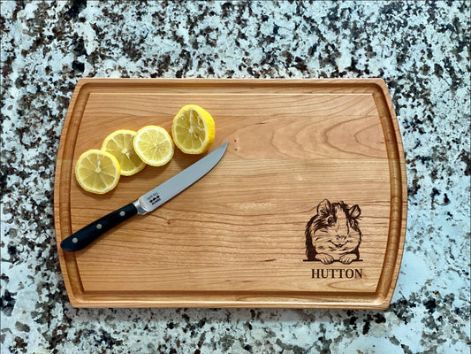 Guinea Pig Cutting Board | Pet Charcuterie Board | Custom Serving Tray | Personalized Gift | Party Tray Gift