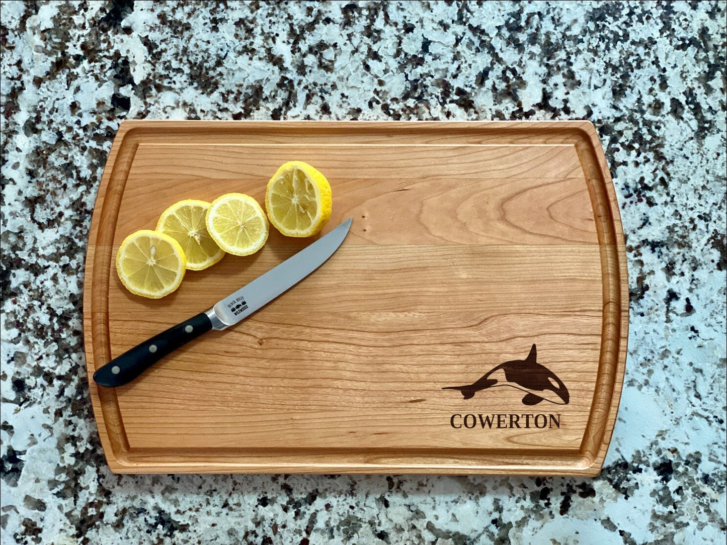 Orca Whale Cutting Board | Killer Whale Charcuterie Board | Custom Serving Tray | Personalized Whale Gift | Wedding Anniv Gift