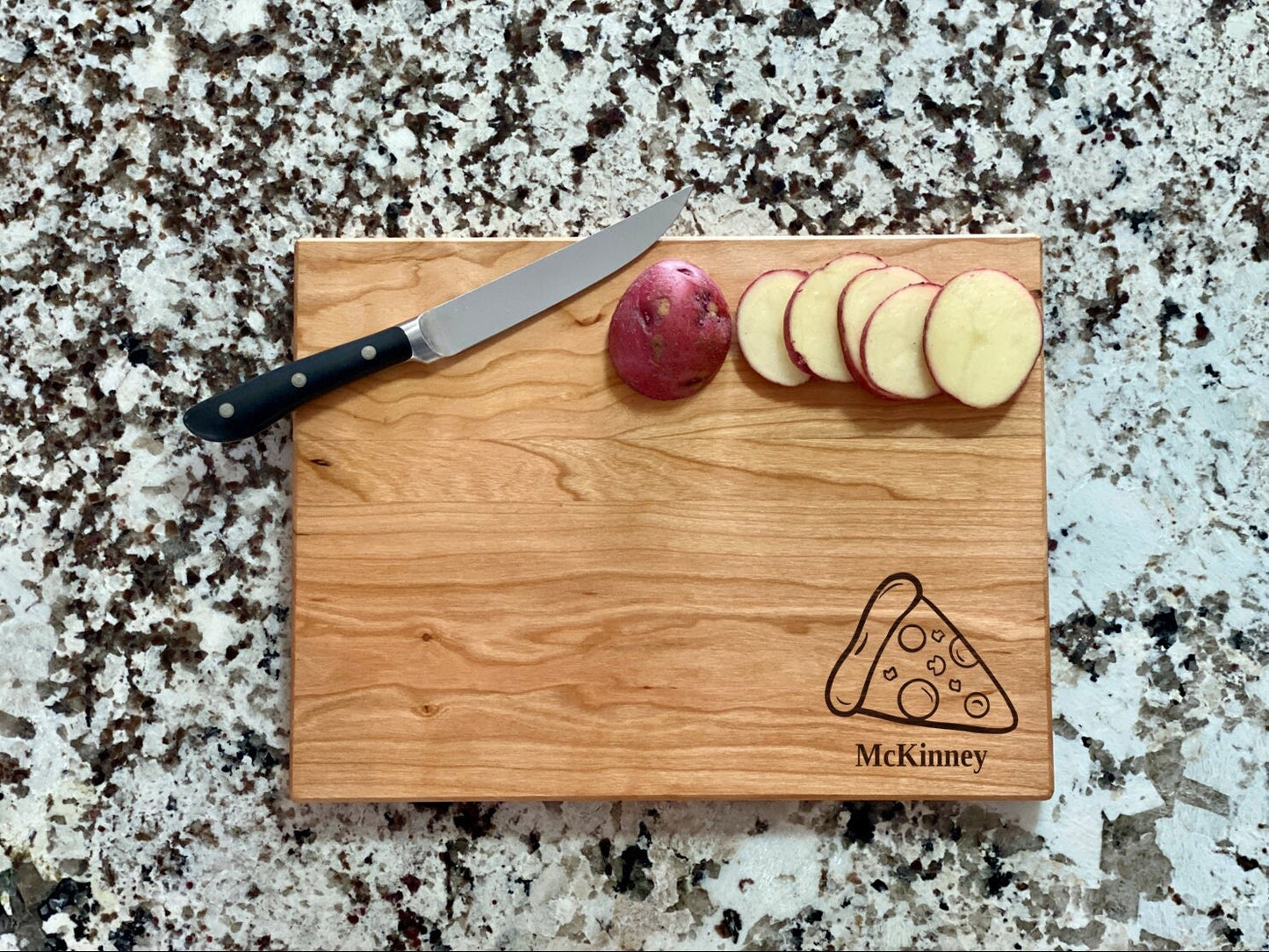 Pizza Cutting Board | Pizza Pie Charcuterie Board | Custom Serving Tray | Personalized Pizza Oven Gift | Wedding Anniversary Gift