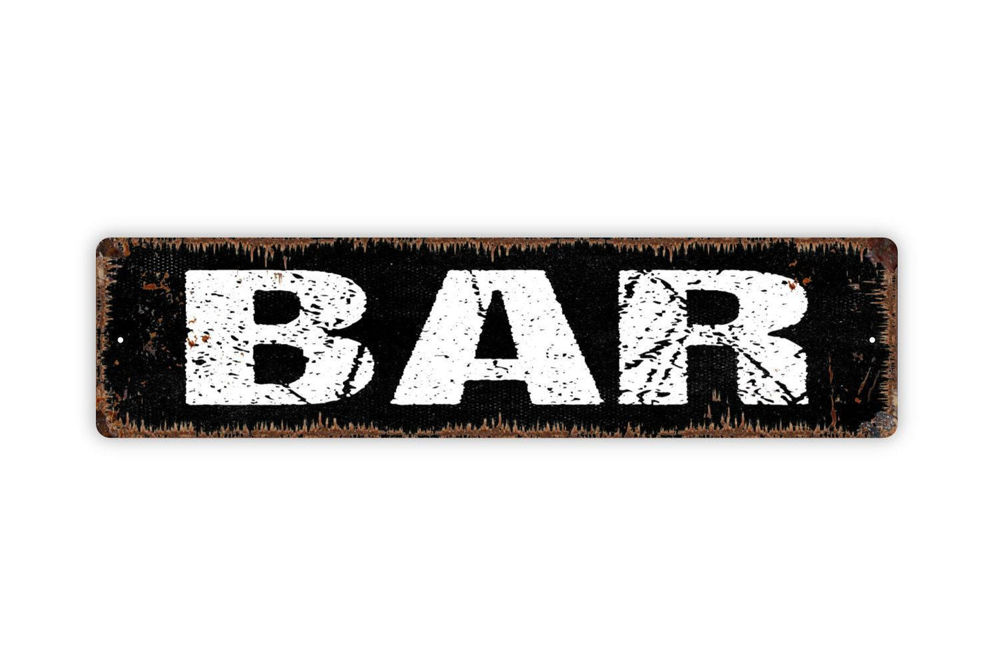 Bar Sign | Pub, Tavern, or Man Cave Wall Décor | Rustic Home Bar, Game Room, or Garage Metal Sign or Vinyl Sticker Gift for Drinkers
