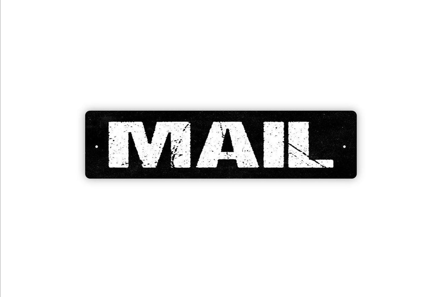 Mail Sign - Mailbox Mailman Leave Packages Here Vinyl Sticker Or  Street Metal Sign or Door Name Plate Plaque