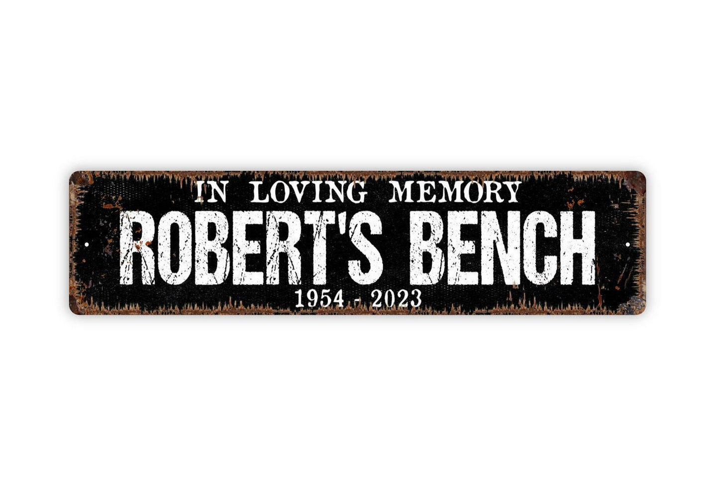 Personalized In Loving Memory Sign, Custom Memorial Metal Sign, Vinyl Sticker Or  Street Sign or Door Name Plate Plaque