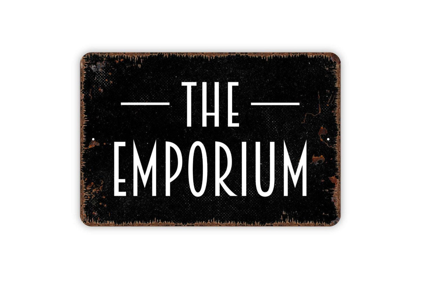 The Emporium Sign - Custom Indoor or Outdoor Metal Wall Art
