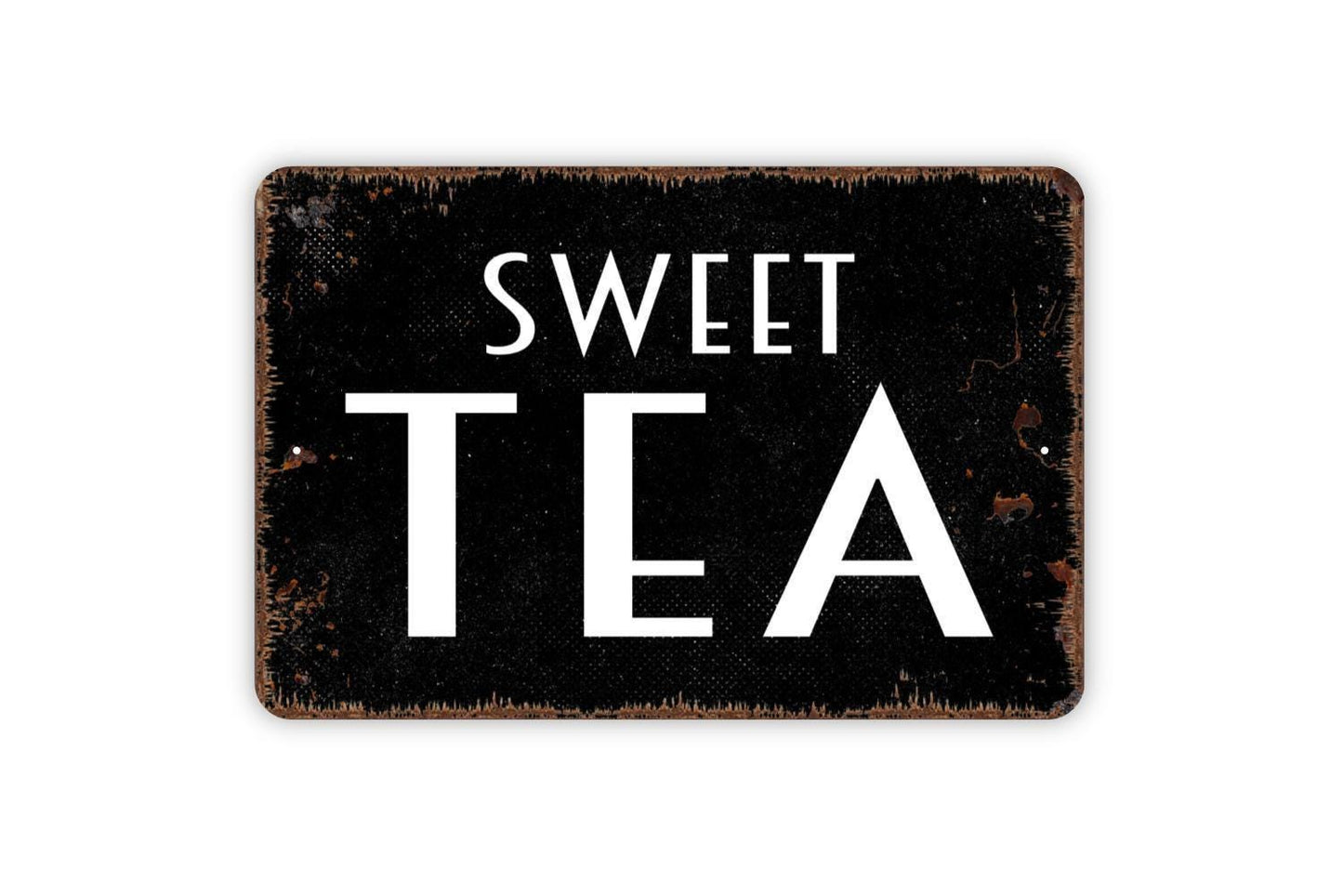 Sweet Tea Sign, Metal Sign, Farmhouse Contemporary Modern Wall Metal Sign