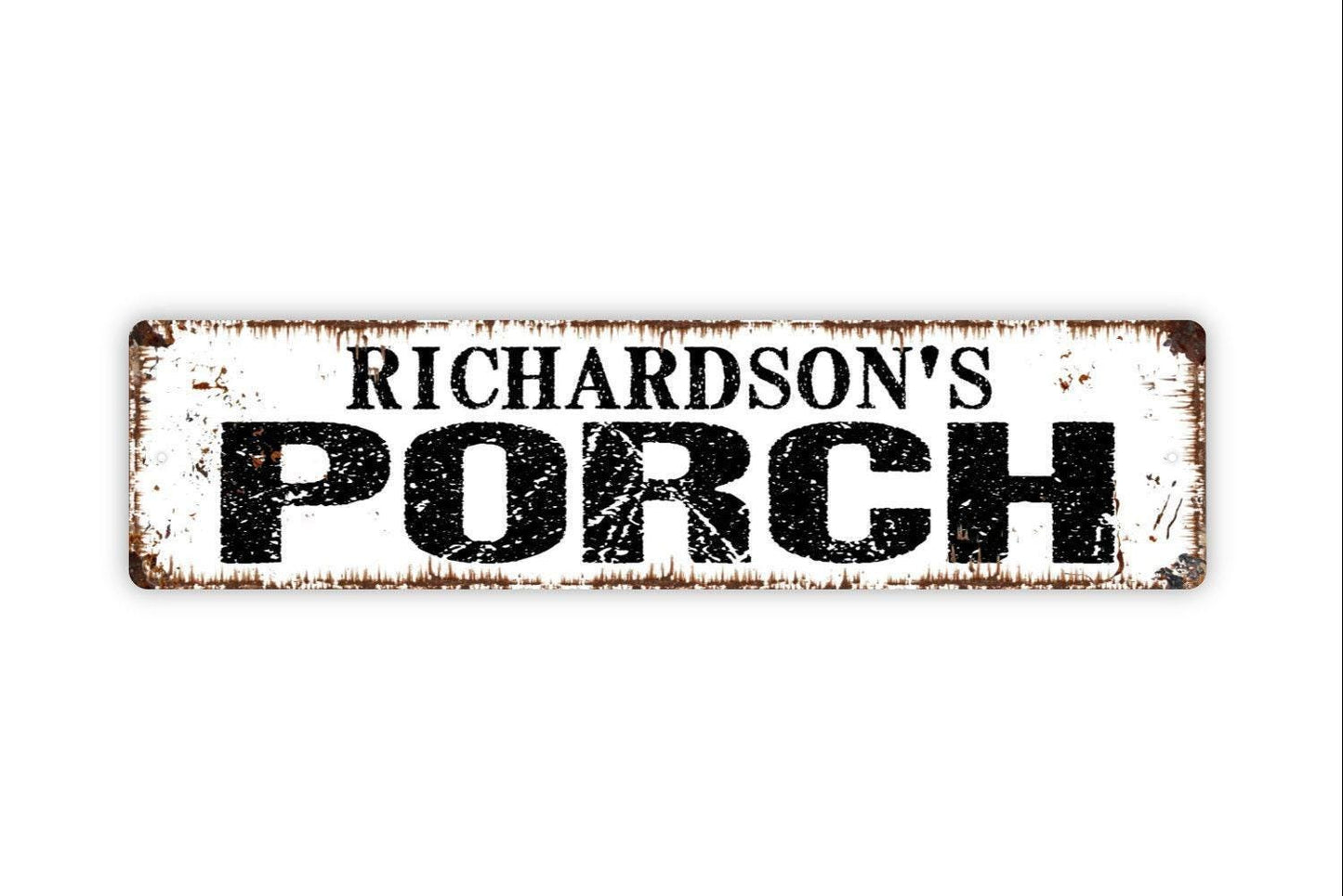 Personalized Porch Sign, Custom Metal Sign, Vinyl Sticker Or  Street Sign or Door Name Plate Plaque