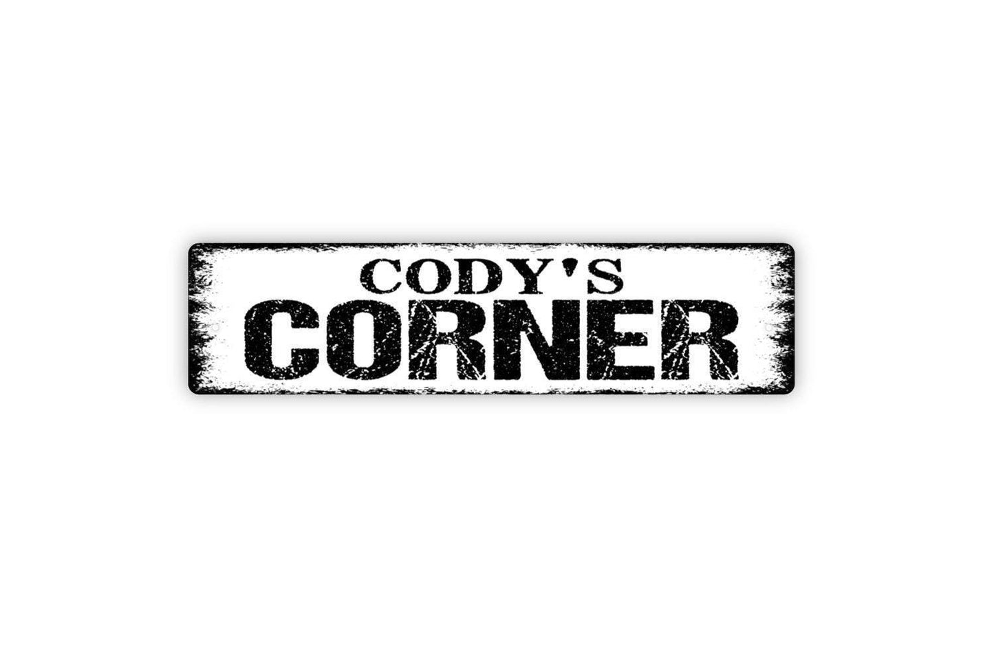 Personalized Corner Sign, Custom Metal Sign, Vinyl Sticker Or  Street Sign or Door Name Plate Plaque