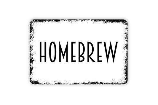 Homebrew Sign - Coffee Brewery Metal Wall Art Indoor Or Outdoor