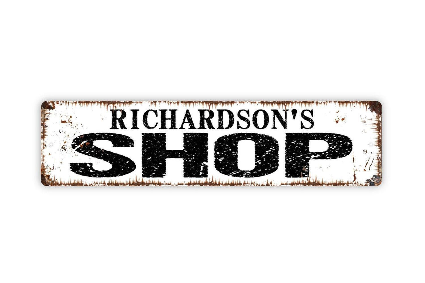 Personalized Shop Sign, Custom  Metal Sign, Vinyl Sticker Or  Street Sign or Door Name Plate Plaque