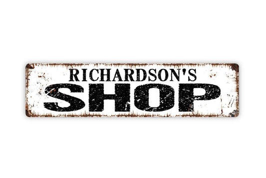 Personalized Shop Sign, Custom  Metal Sign, Vinyl Sticker Or  Street Sign or Door Name Plate Plaque