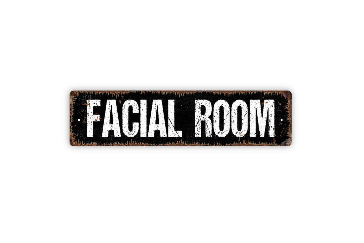 Facial Room Sign | Rustic Farmhouse Spa or Salon Wall Sign for Esthetician, Beauty Studio, or Wellness Center | Metal Sign or Vinyl Sticker